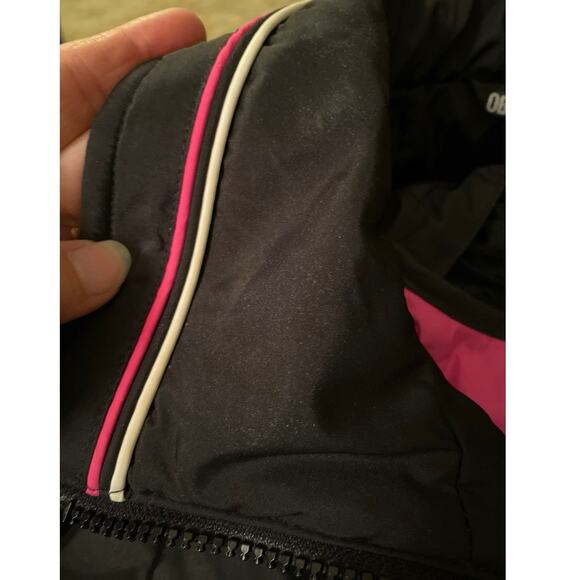 Obermeyer Size 12 Ski Winter Snowboarding Coat Jacket Short Black TINY FLAW - Picture 6 of 6